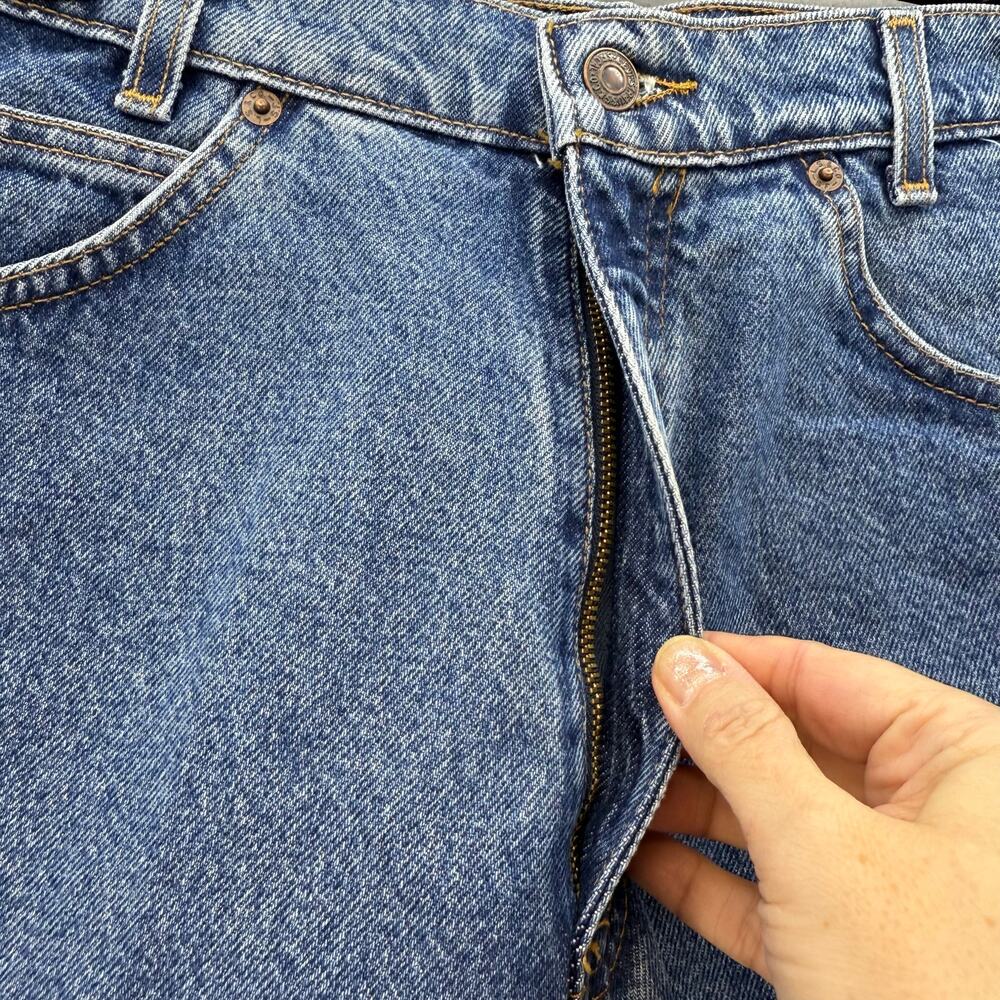 Levi's 550 Jeans Girls 18.5 Blue Relaxed Orange Tag Tapered Leg RARE VTG NWT - Picture 4 of 16